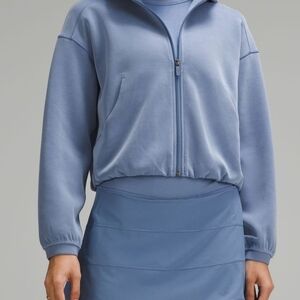 Lululemon Women's Blue Softstreme Full Zip-Up Hoodie Jacket